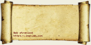 Kristina Mojsilović vizit kartica